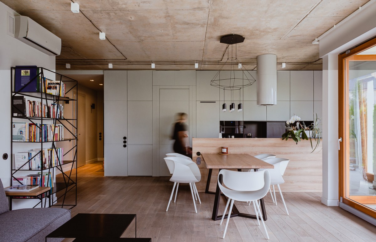 Apartment with orchids